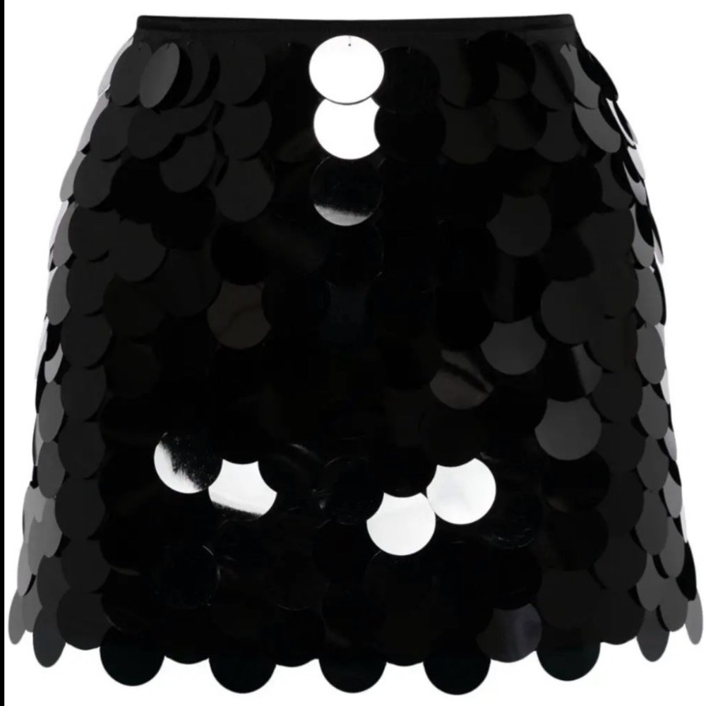 16ARLINGTON - Haile Sequined Mid Rise
Mini Skirt In Black